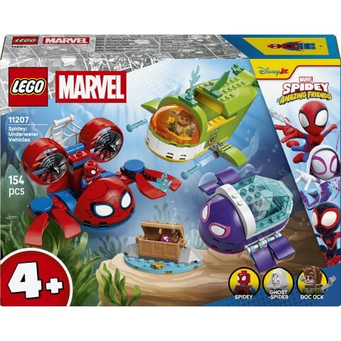 LEGO Marvel Spidey Ve Arkadaşları Spidey: Su Altı Araçları 11207