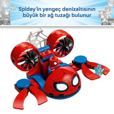 LEGO Marvel Spidey Ve Arkadaşları Spidey: Su Altı Araçları 11207