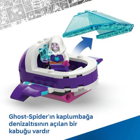 LEGO Marvel Spidey Ve Arkadaşları Spidey: Su Altı Araçları 11207