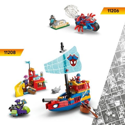 LEGO Marvel Spidey Ve Arkadaşları Spidey: Su Altı Araçları 11207
