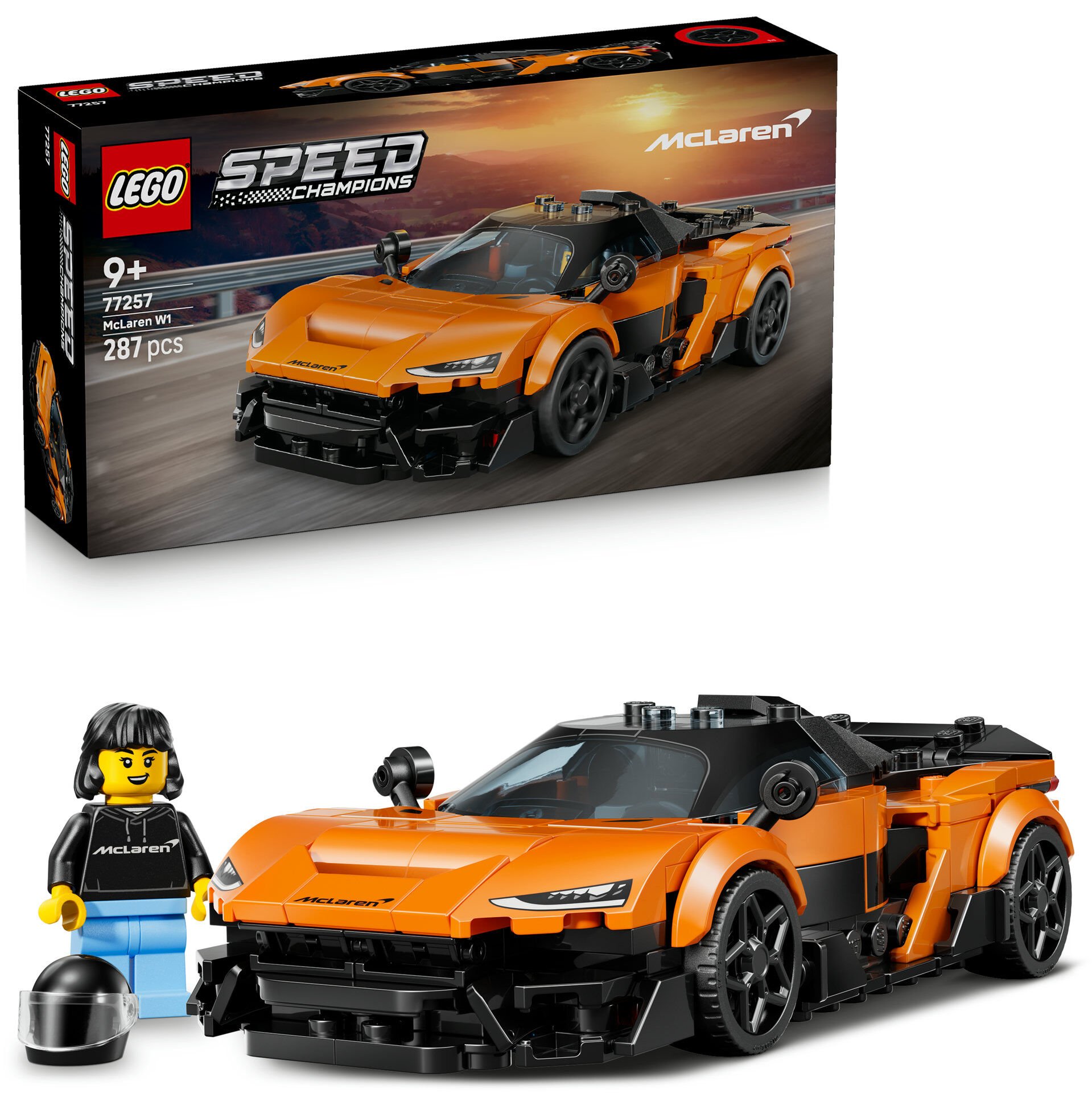 megu様 LEGO® Speed Champions McLaren W1 Gerçek Süper Araba 77257