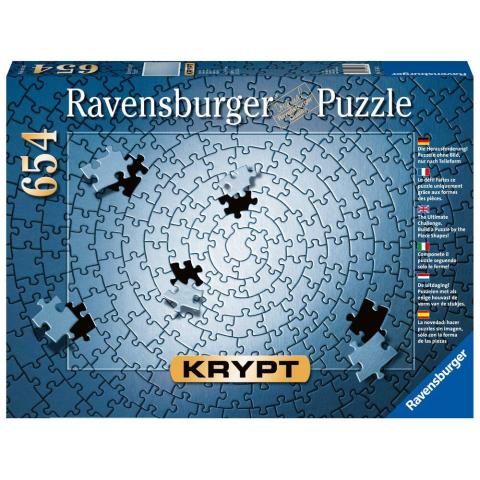 Ravensburger 654Parçalı Krypt Silver Puzzle-159642