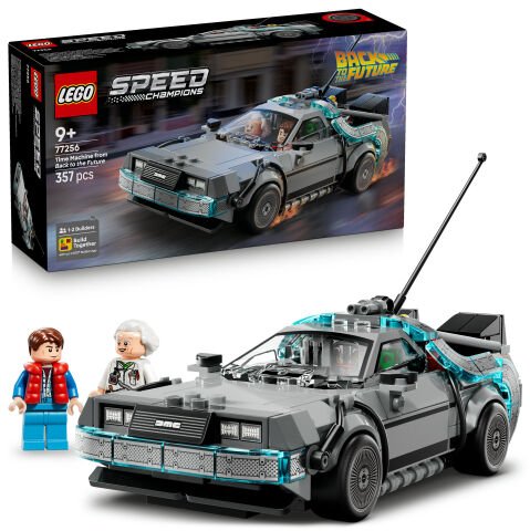 LEGO® Speed Champions Geleceğe Dönüş’ten Zaman Makinesi 77256