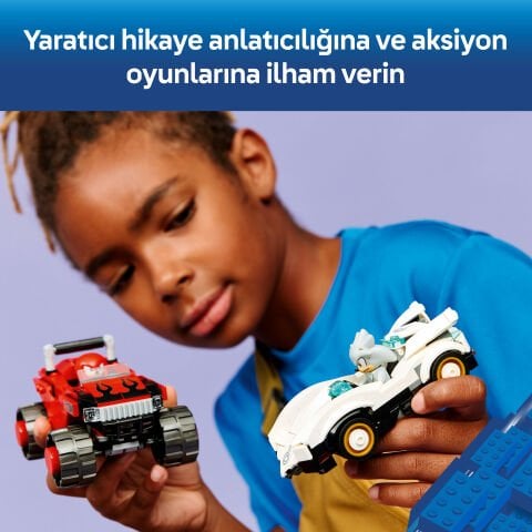 LEGO® Sonic™ Silver’ın Arabası vs Knuckles Canavar Kamyonu 77118