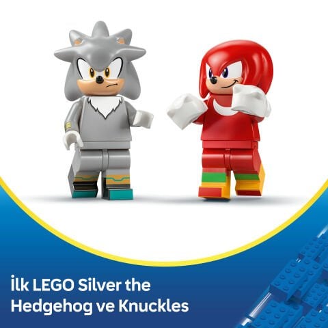 LEGO® Sonic™ Silver’ın Arabası vs Knuckles Canavar Kamyonu 77118