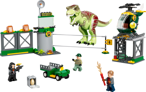 LEGO® Jurassic World T. rex Dinozor Kaçışı 76944 - 4 Yaş ve Üzeri Çocuklar için Yaratıcı Oyuncak Yapım Seti (140 Parça)