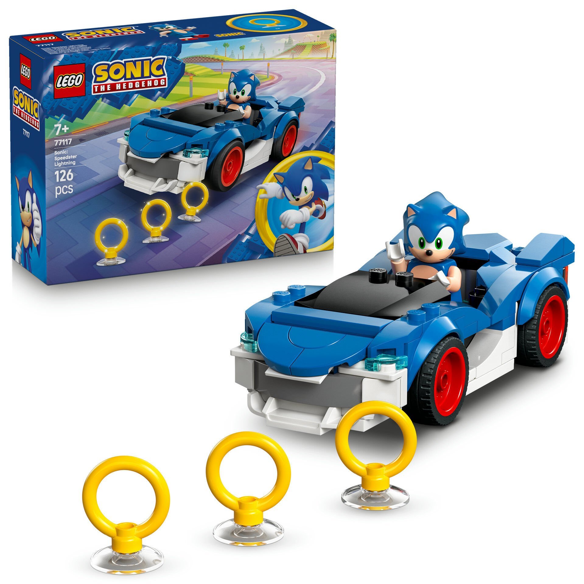 LEGO® Sonic the Hedgehog™ Sonic: Şimşek Araba 77117