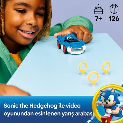 LEGO® Sonic the Hedgehog™ Sonic: Şimşek Araba 77117