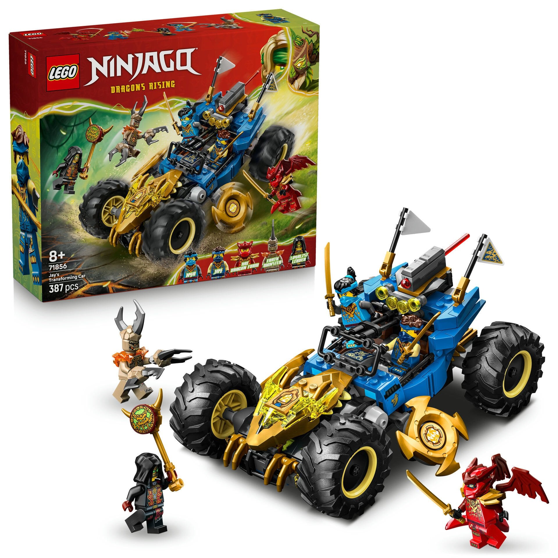 LEGO® NINJAGO® Jay'in Dönüşen Arabası 71856