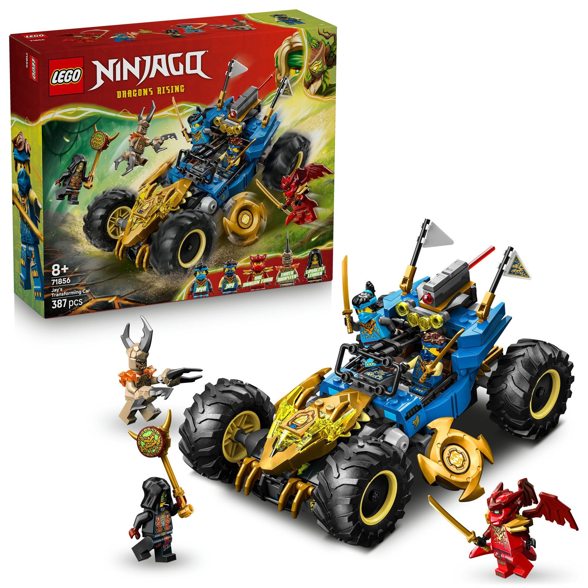 LEGO® NINJAGO® Jay'in Dönüşen Arabası 71856
