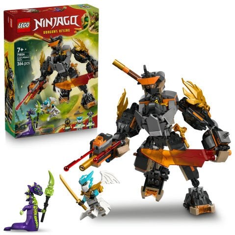 LEGO® NINJAGO® Cole’un Görev Robotu ve Ejderha Zane 71854