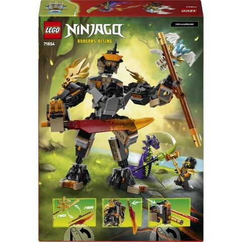 LEGO® NINJAGO® Cole’un Görev Robotu ve Ejderha Zane 71854