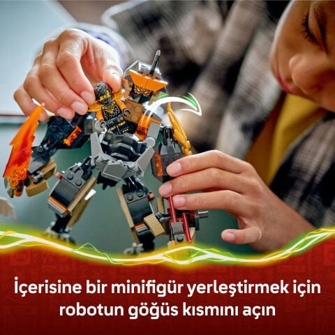 LEGO® NINJAGO® Cole’un Görev Robotu ve Ejderha Zane 71854