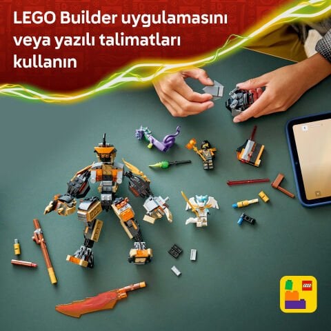 LEGO® NINJAGO® Cole’un Görev Robotu ve Ejderha Zane 71854