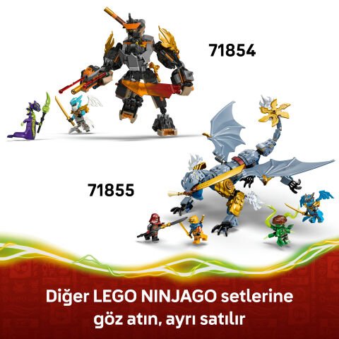 LEGO® NINJAGO® Cole’un Görev Robotu ve Ejderha Zane 71854