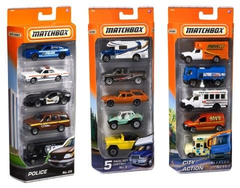 Matchbox Beşli Araba Seti