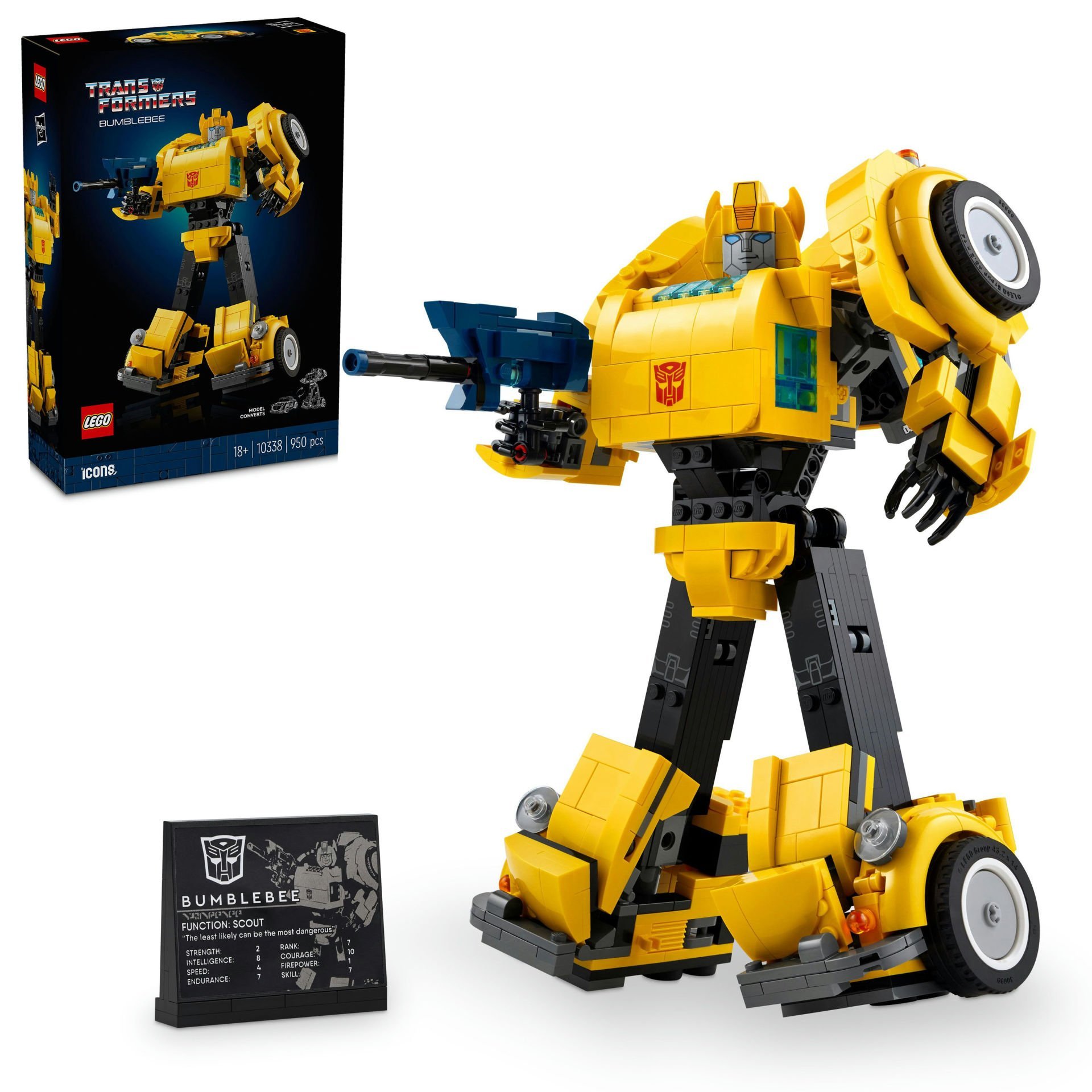 LEGO® Icons Transformers Bumblebee Seti 10338