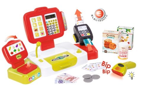 Large Red Cash Register - Kırmızı Yazar Kasa