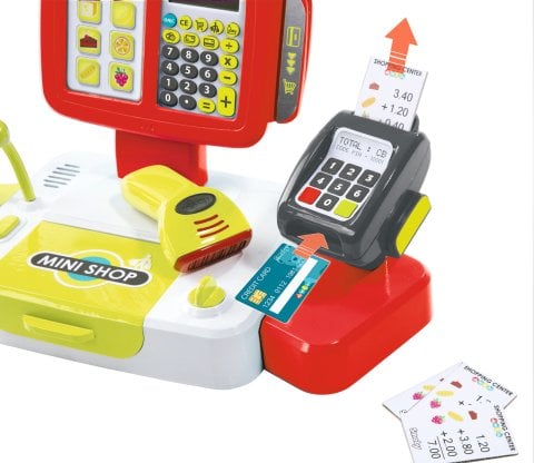 Large Red Cash Register - Kırmızı Yazar Kasa