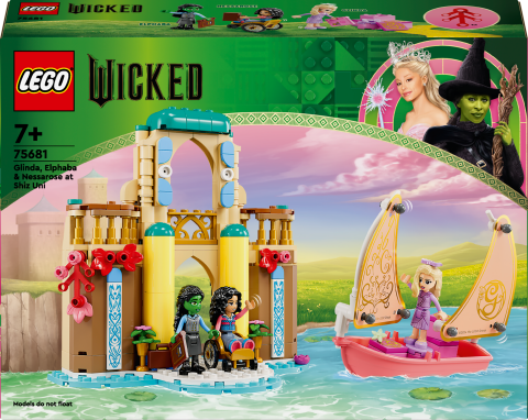 LEGO® Wicked Glinda, Elphaba ve Nessarose, Shiz Üniversitesi’nde Yapım Seti 75681