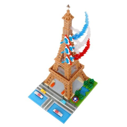Paris Eyfel Kulesi ve Sen Nehri Çevresi Deluxe Nanoblock