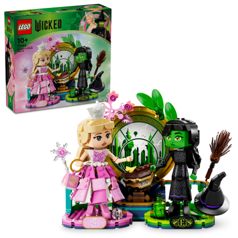 LEGO® Wicked Elphaba ve Glinda Figürleri Fantastik Oyuncak Yapım Seti 75682