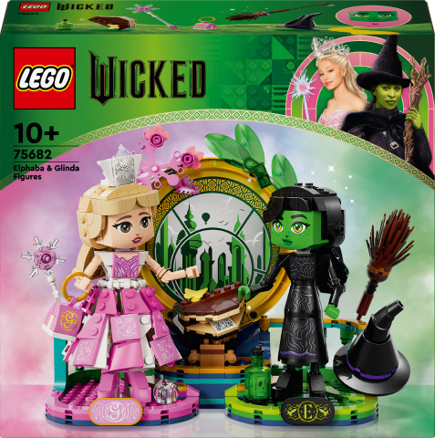 LEGO® Wicked Elphaba ve Glinda Figürleri Fantastik Oyuncak Yapım Seti 75682