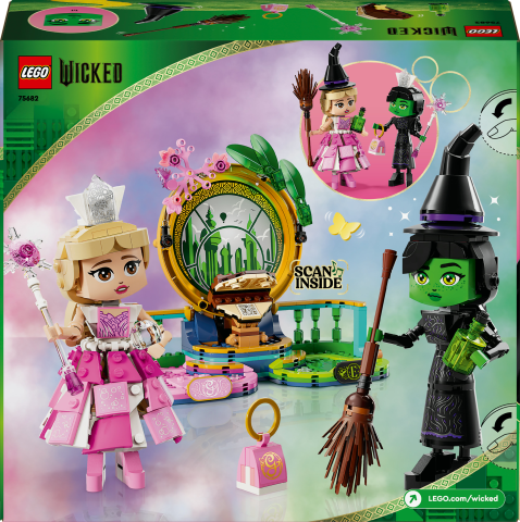 LEGO® Wicked Elphaba ve Glinda Figürleri Fantastik Oyuncak Yapım Seti 75682