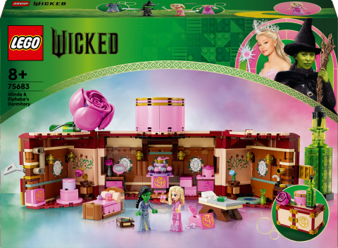 LEGO® Wicked Glinda ve Elphaba’nın Yurdu Koleksiyonluk Oyuncak Modeli 75683