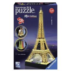 Ravensburger 3 Boyutlu Plastik Puzzle Işıklı Eyfel-125791