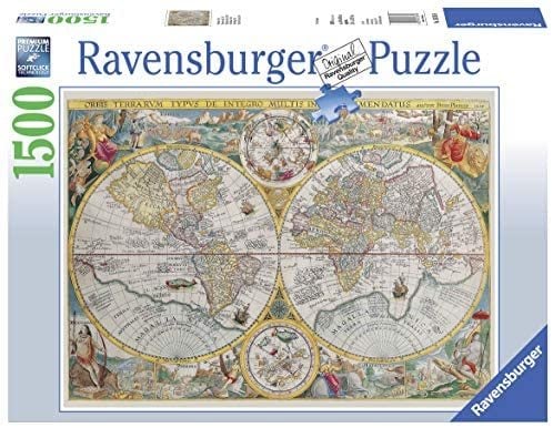 1500 Parça Puzzle Tarihi Harita