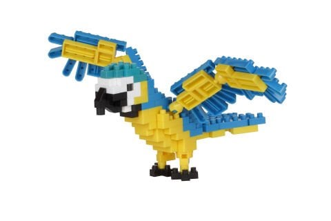 Mavi ve Sarı Macaw Papağanı Nanoblock