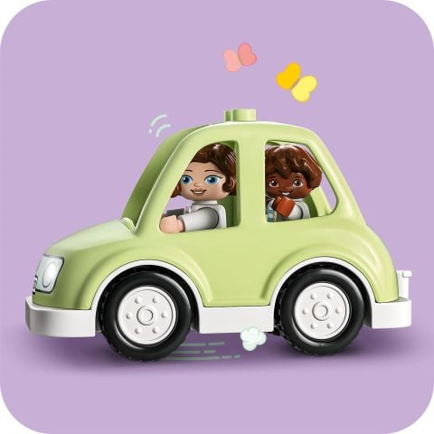 LEGO® DUPLO® Kasabası Tekerlekli Aile Evi 10986 Oyuncak Yapım Seti