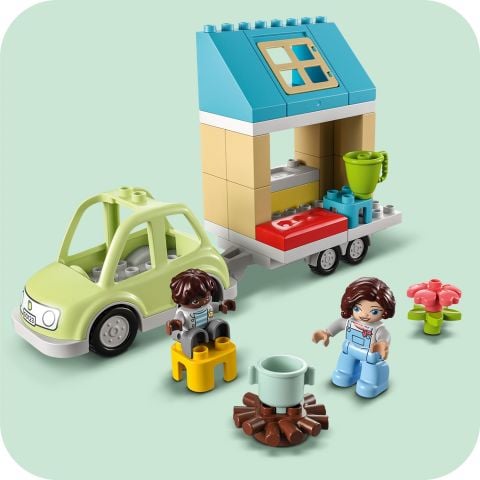 LEGO® DUPLO® Kasabası Tekerlekli Aile Evi 10986 Oyuncak Yapım Seti