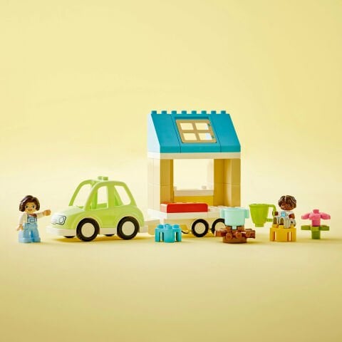 LEGO® DUPLO® Kasabası Tekerlekli Aile Evi 10986 Oyuncak Yapım Seti (31 Parça)