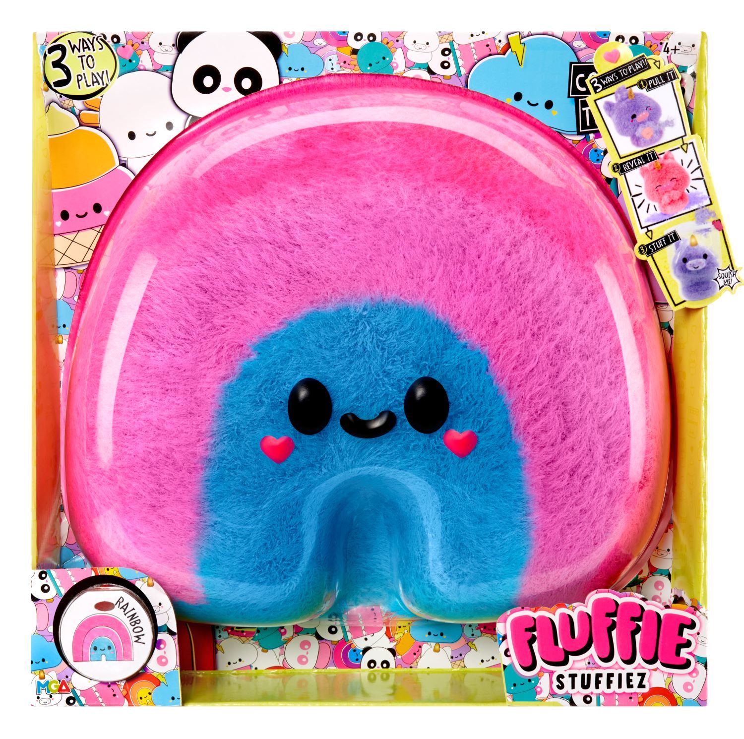 Fluffie Stuffiez Büyük Peluş Gökkuşağı