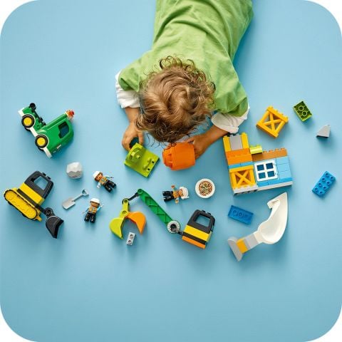 LEGO® DUPLO® Kasabası İnşaat Sahası 10990 Oyuncak Yapım Seti (61 Parça)