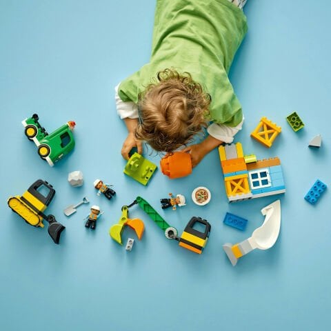 LEGO® DUPLO® Kasabası İnşaat Sahası 10990 Oyuncak Yapım Seti (61 Parça)