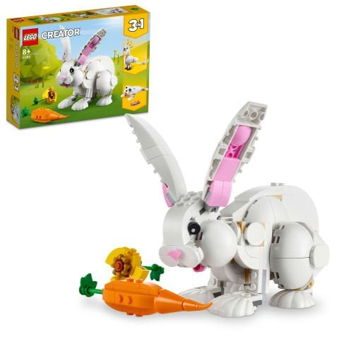 LEGO® Creator 3’ü 1 Arada Beyaz Tavşan 31133 Oyuncak Yapım Seti (258 Parça)