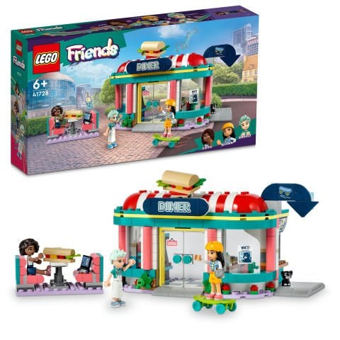LEGO® Friends Heartlake Şehir Merkezi Restoranı 41728 Oyuncak Yapım Seti (346 Parça)