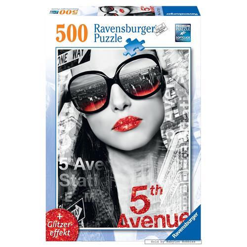 500p Puz 5. Cadde Önünde (Işıltılı Dudaklar)