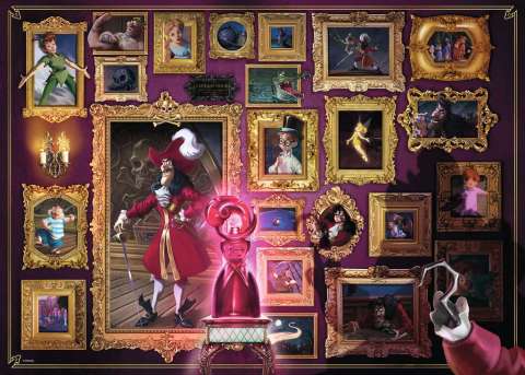 Ravensburger 1000Parçalı Puzzle WD Villainous Kaptan Kanca