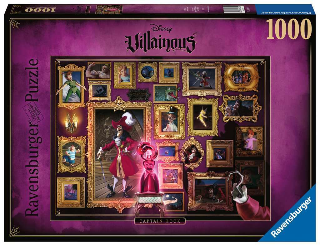 Ravensburger 1000Parçalı Puzzle WD Villainous Kaptan Kanca
