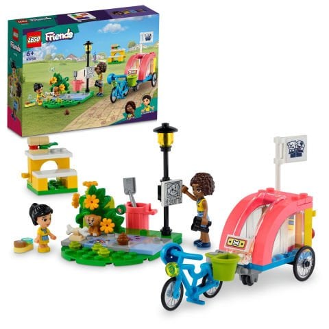 LEGO® Friends Köpek Kurtarma Bisikleti 41738 Oyuncak Yapım Seti (125 Parça)