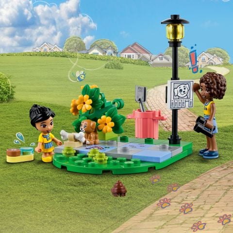 LEGO® Friends Köpek Kurtarma Bisikleti 41738 Oyuncak Yapım Seti (125 Parça)