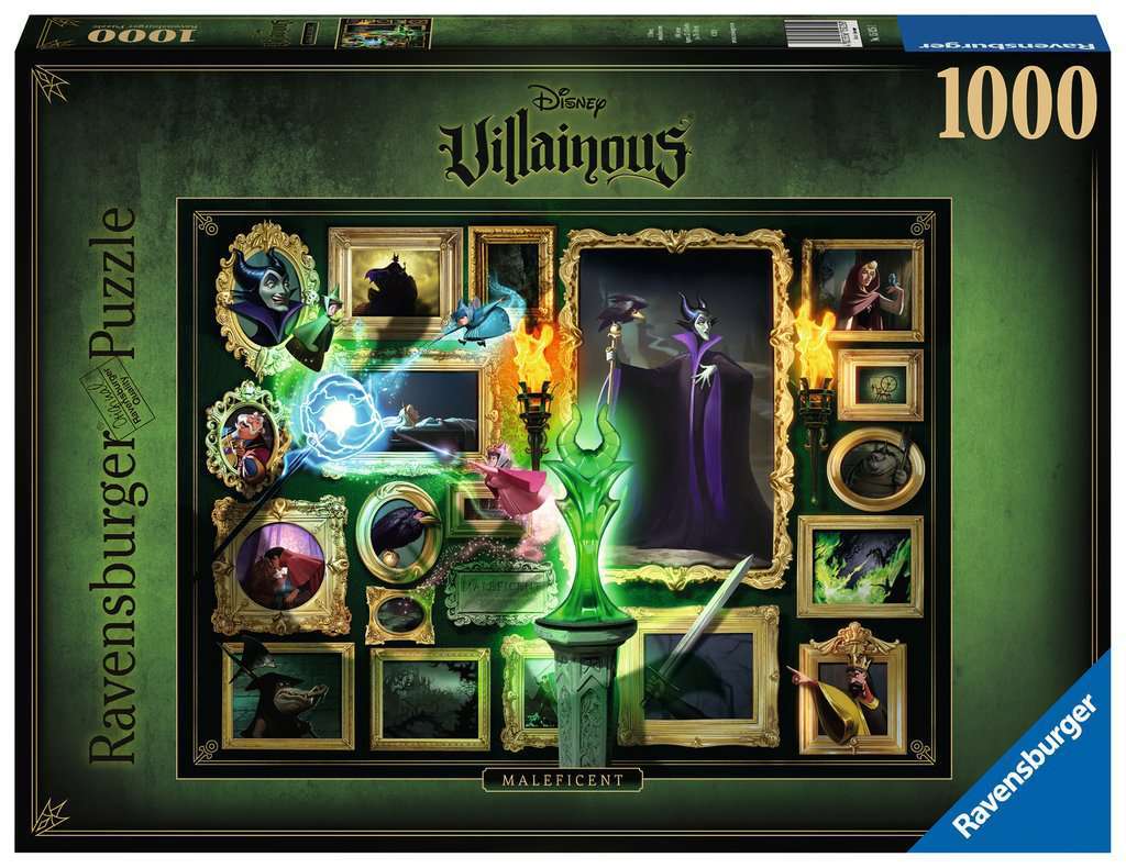 Ravensburger 1000Parçalı Puzzle WD Villainous Malefiz
