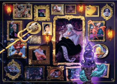 Ravensburger 1000Parçalı Puzzle WD Villainous Kraliçe Ursula