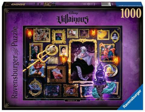 Ravensburger 1000Parçalı Puzzle WD Villainous Kraliçe Ursula