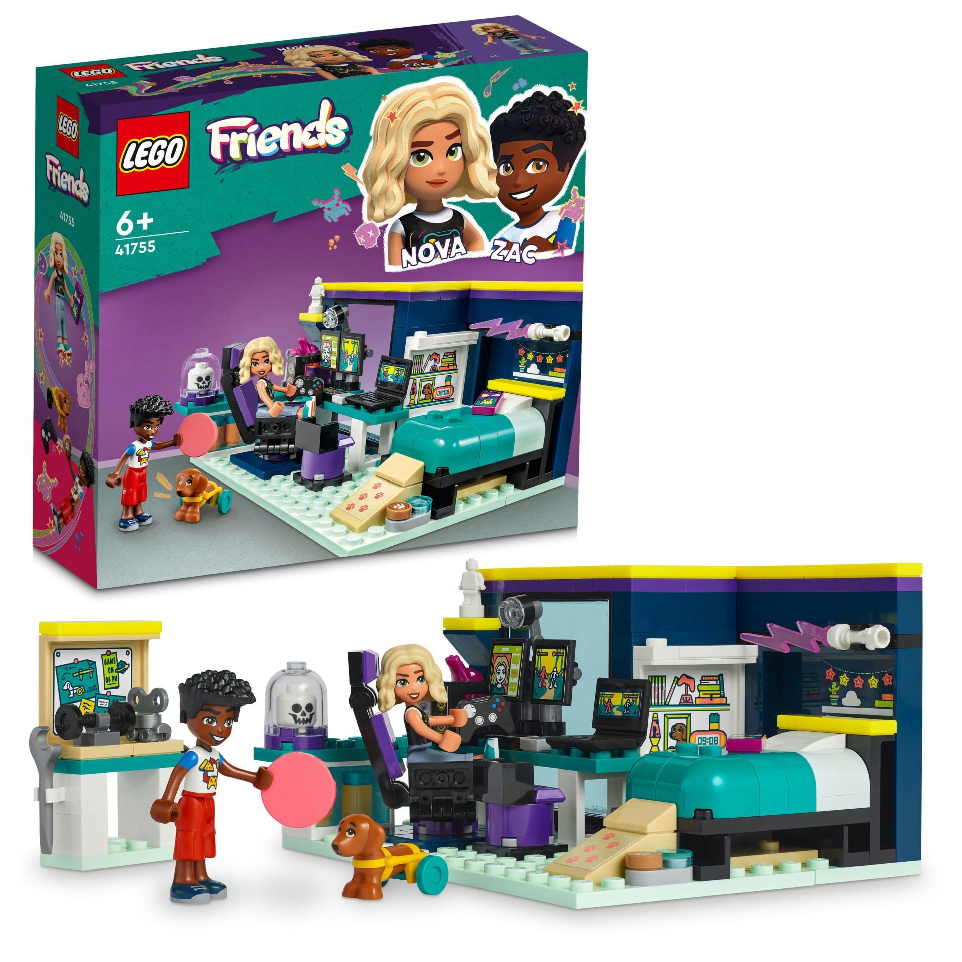 LEGO® Friends Nova'nın Odası 41755 Oyuncak Yapım Seti (179 Parça)