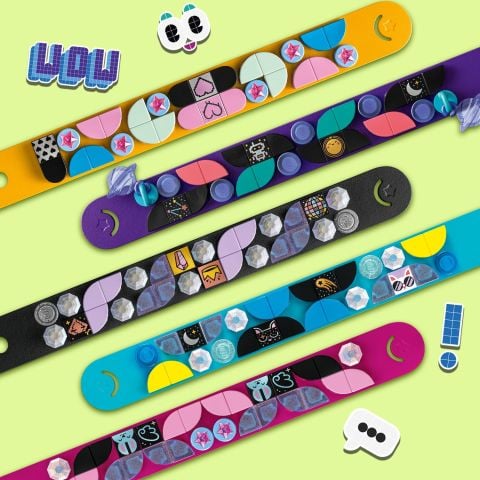LEGO® DOTS Ekstra DOTS Seri 8 – Sim ve Işıltı 41803 Kendin Yap Süsleme Seti (115 Parça)